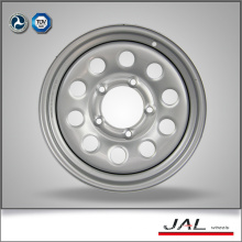 Silver Color 5.5x15 Wheels of Steel Auto Rims Wheels